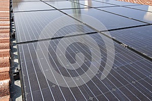 Photovoltaic solar power plant photo