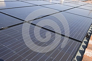 Photovoltaic solar power plant photo