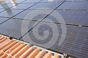 Photovoltaic solar power plant photo