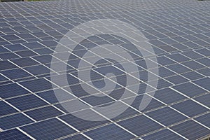 Photovoltaic solar power station - photovoltaic park photo