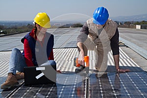 Photovoltaic workers