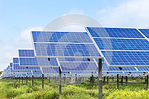 Photovoltaics solar panels photo