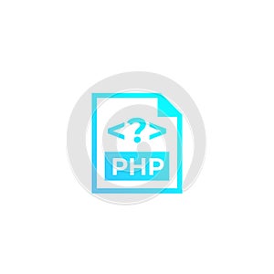 PHP code vector icon