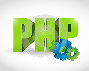 Php gear illustration design