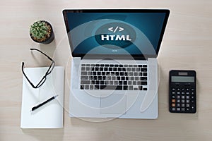 PHP HTML DEVELOPER Web Code design Programmer working in a soft