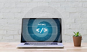 PHP HTML DEVELOPER Web Code design Programmer working in a soft