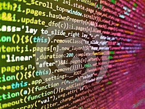 Php language and coding function developer. Coding application by programmer developer. Web abstract programming and created virus