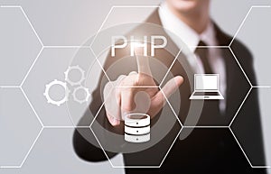 PHP Programming Language Web Development Coding Concept
