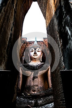 The Phra Acana Buddha, Wat Si Chum, Sukhothai, Thailand