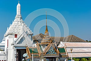 Phra Borom Maha Ratcha Wang and Rajakaranya Sapha Hall on sunny