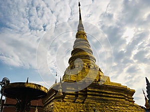 Phra That Chae Haeng Temple in Nan, Thailand