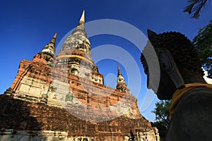 Phra Chedi Chaimongkhon in Wat Yai Chai Mongkhon Templ Ayutthaya photo