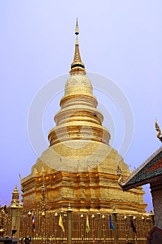 Phra That Hariphunchai Temple, Lamphun, Northern Thailand