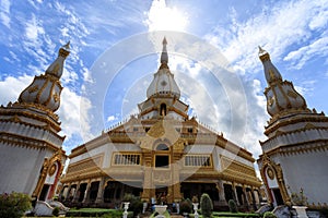 Phra Maha Chedi Chai Mongkol (Temple) ,Roi Et Provinceâ€Ž ,Thailand