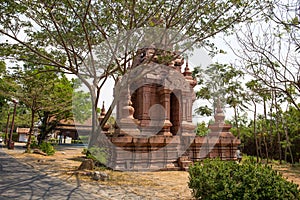 Phra Mahathat Chaiya Surat Thani in Ancient City Park, Muang Boran, Samut Prakan province, Thailand