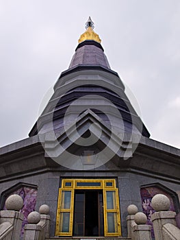 Phra Mahathat Napapolphumisiri temple on Doi Intanon mountain, C