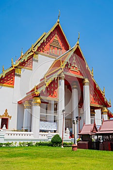 Phra Mongkhon Bophit Temple Phra Nakhon Si Ayutthaya, Thailand, photo