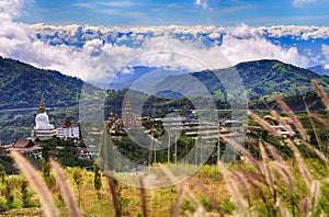 Phra That Pha Son Kaew Temple at Khao Kho Phetchabun Thailand