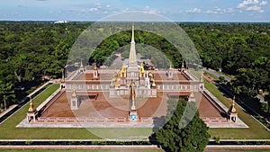 Phra that in Phrag The landscape is laid out using the Khmer style