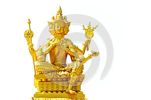 Phra phrom or brahma, hindu god statue