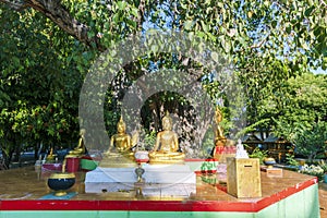 Phra Prang Muni Temple At Sing Buri province