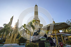 Phra Prang Muni Temple At Sing Buri province