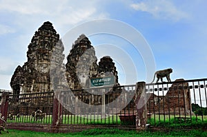 Phra Prang Sam Yod Lopburi Thailand