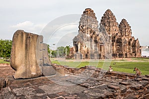 Phra Prang Sam Yot, The city of monkey in Lopburi.