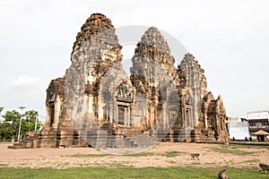 Phra Prang Sam Yot, The city of monkey in Lopburi.