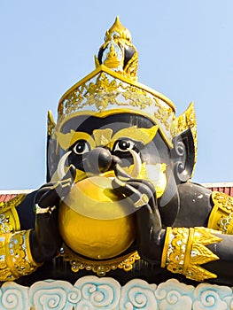 Phra rahu statue