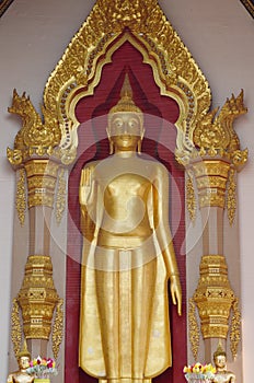 Phra Ruang worship of Buddhist Thai people and famous place in Thailand photo