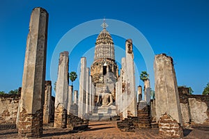 Phra Si Ratana Mahathat Chaliang temple in Sukhothai province, Thailand