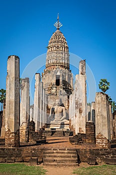 Phra Si Ratana Mahathat Chaliang temple in Sukhothai province, Thailand