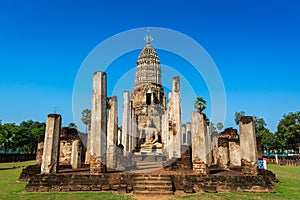 Phra Si Ratana Mahathat Chaliang temple in Sukhothai province, Thailand