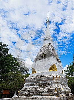 Phra That Si Song Rak temple in Loei, Thailand.
