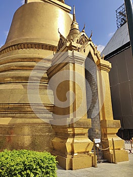 Phra Siratana Chedi in the Grand Palace in Bangkok photo