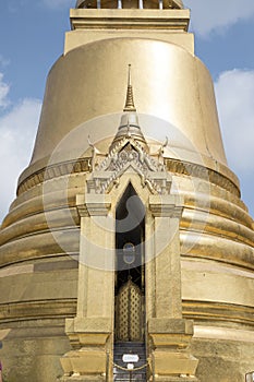 Phra Siratana Chedi in the Grand Palace in Bangkok photo