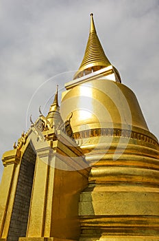 Phra Siratana Chedi at Wat Phra Kaew, Bangkok, Thailand photo