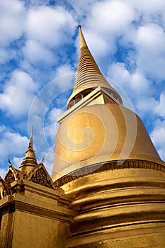 Phra Sri Rattana Chedi in Bangkok, Thailand