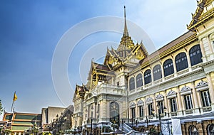 Phra Thinang Chakri Maha Prasat Buildings Grand Palace Bangkok Thailand