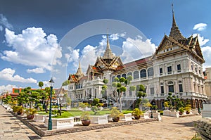 Phra Thinang Chakri Maha Prasat throne hall, Grand Palace complex, Bangkok, Thailand