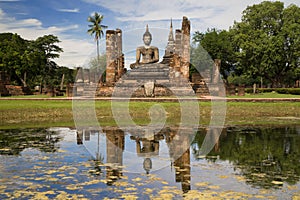 Phra Ubosot at Wat Mahathat in Sukhothai