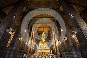 Phra Ubosot of Wat Pho or Temple of Reclining Buddha, Bangkok, Thailand