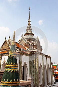 Phra Viharn Yod temple in the Grand Palace, Bangkok, Thailand