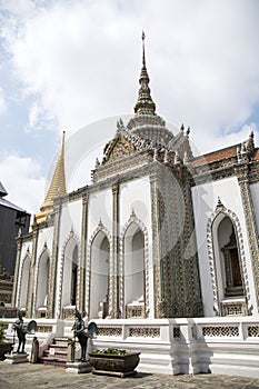 Phra Viharn Yod temple at Grand Palace complex in Bangkok