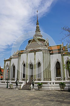 Phra Wiharn Yod at Temple of the Emerald Buddha in Bangkok, Thailand