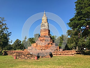 Phra That Ya Khu Temple, ancient town of Fa Daed Song Yang in Kalasin