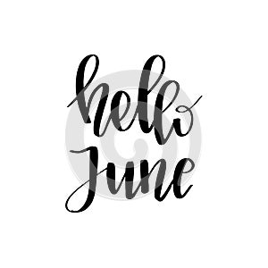 Phrase Hello June