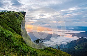 Phu Chee Fah Viewpoint, Chiang Rai Province, Thailand