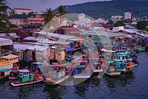 Phu Quoc island in Vietnam at sunset